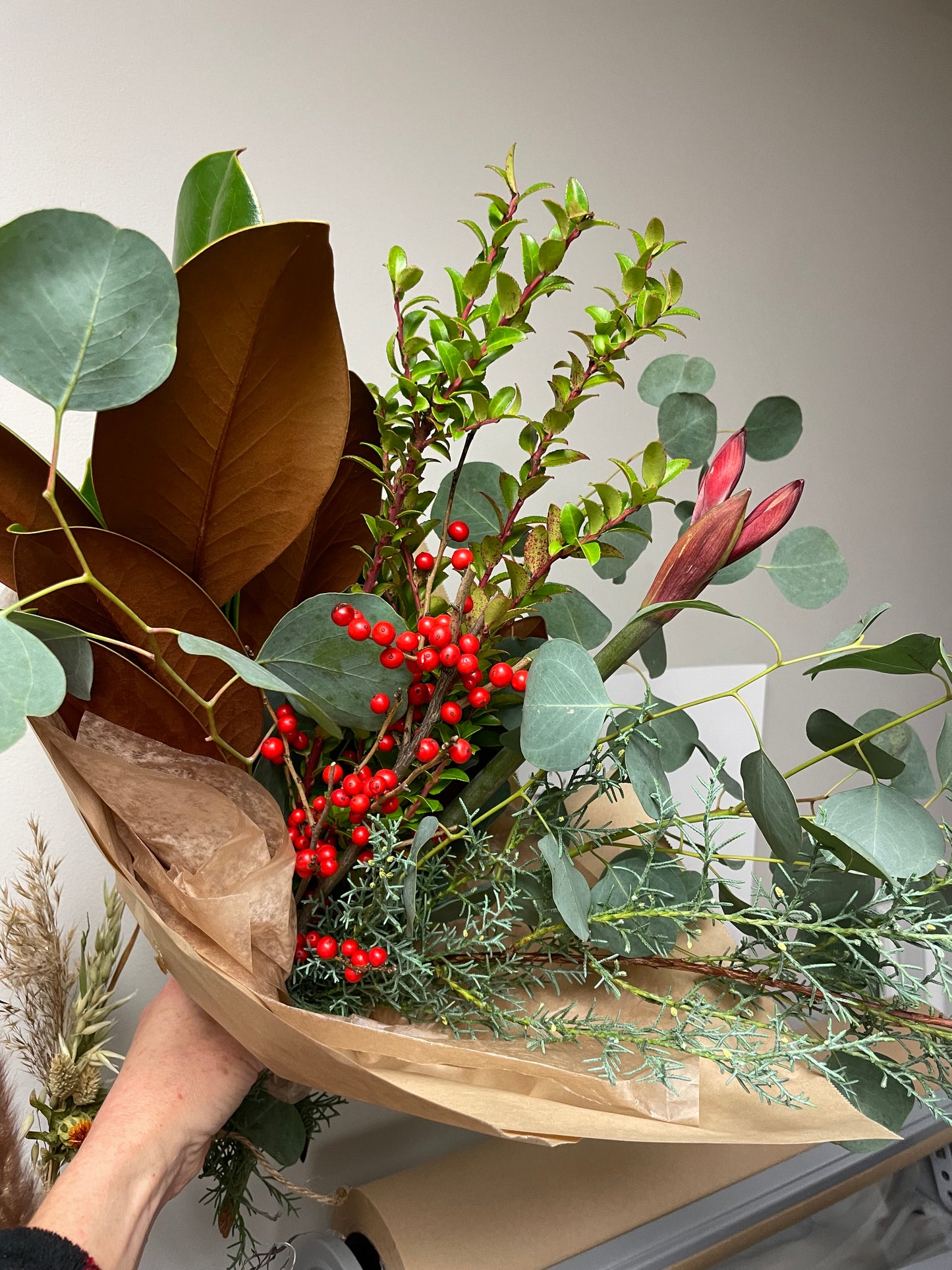 Holiday Hand Tied Bouquet