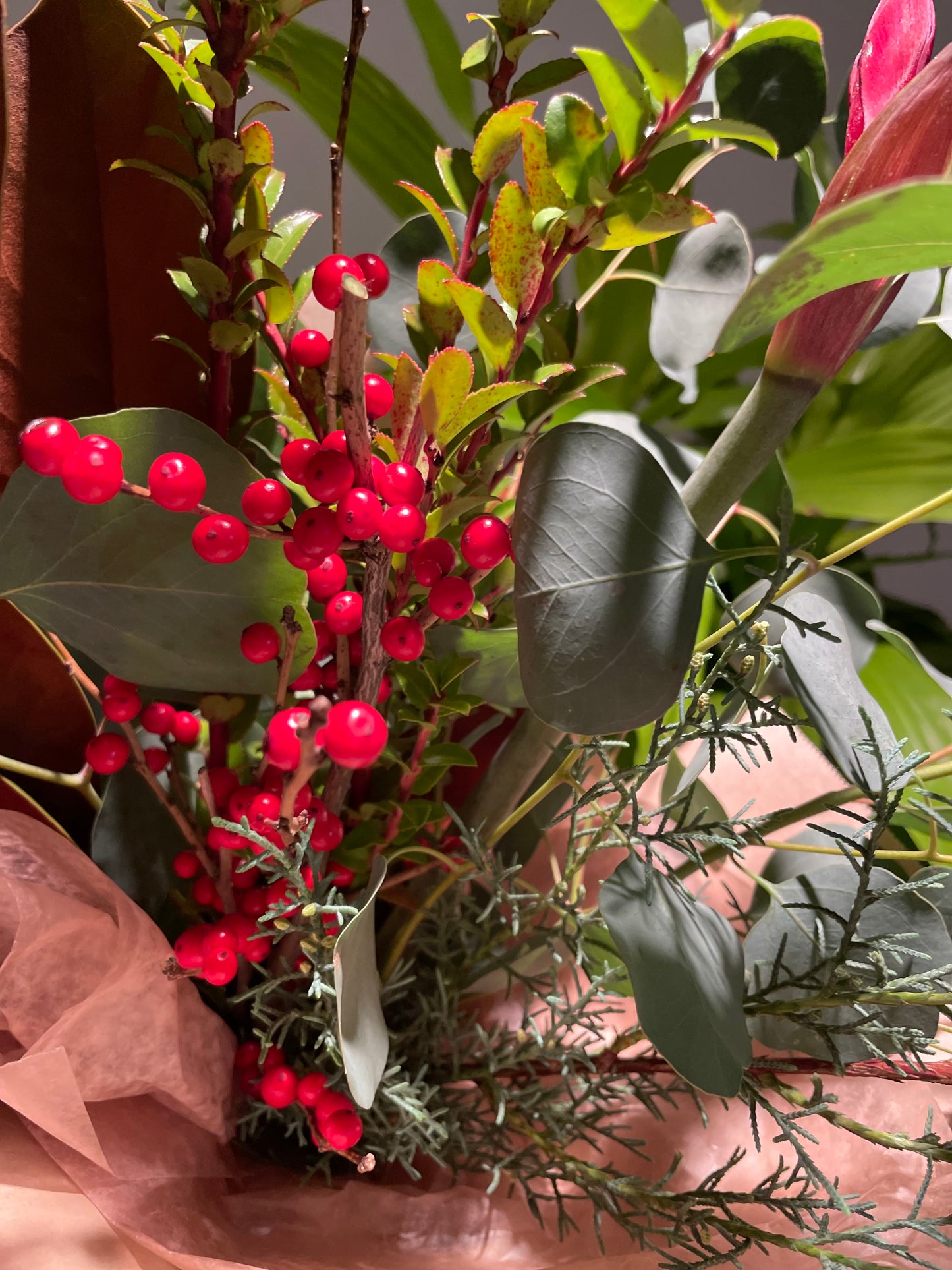 Holiday Hand Tied Bouquet