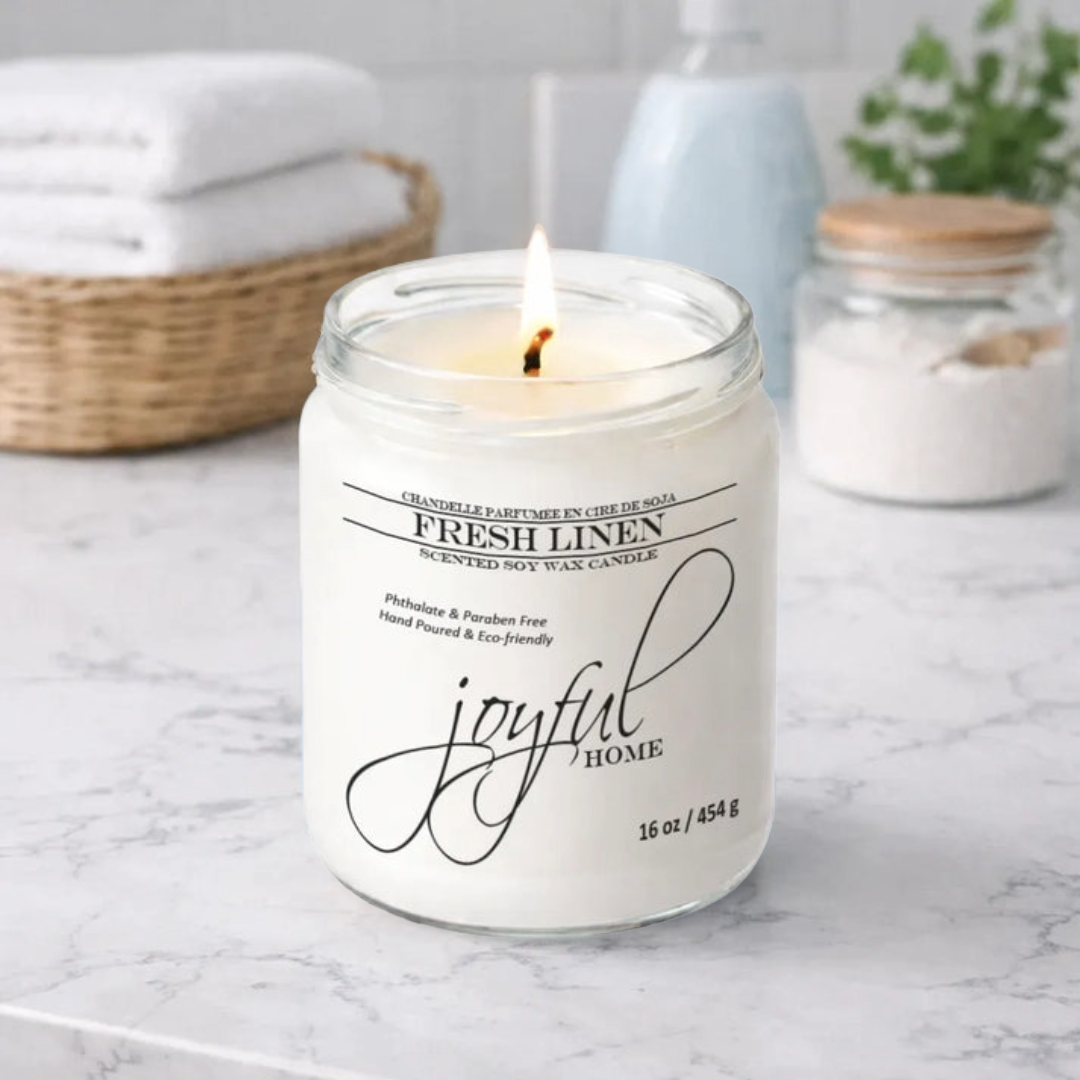 Fresh Linen Soy Candles & Wax Melts