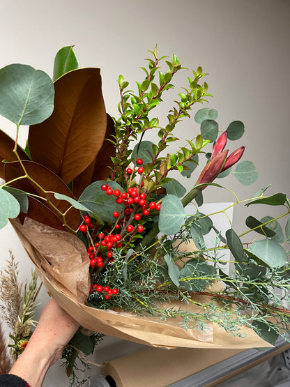 Holiday Hand Tied Bouquet