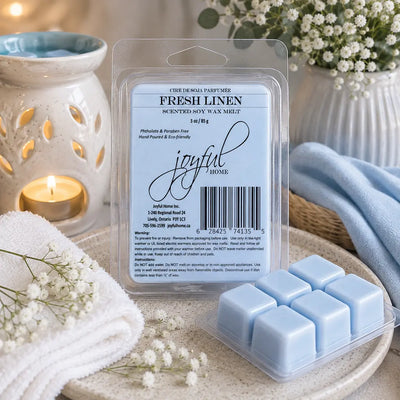 Fresh Linen Soy Candles & Wax Melts
